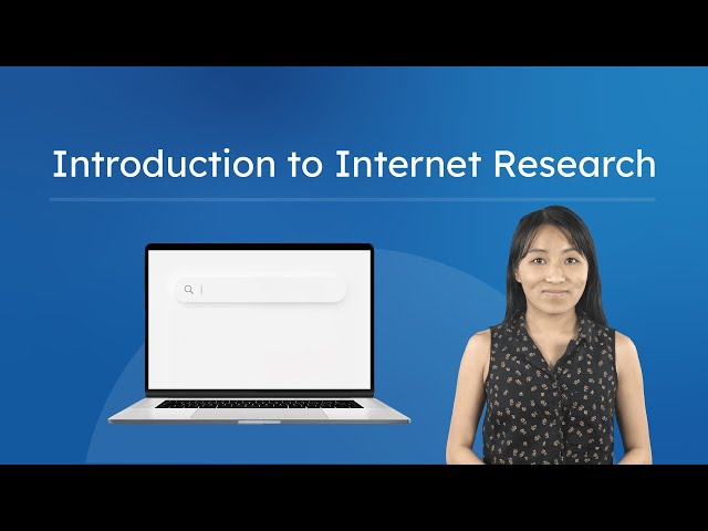 Introduction to Internet Research - How to Research Using Online Tools