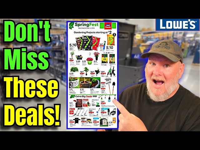 Don't Miss these Lowe's Deals #springfest2026