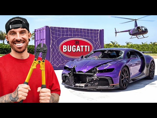 FITTING A $700,000 BODYKIT TO THE WRECKED BUGATTI CHIRON