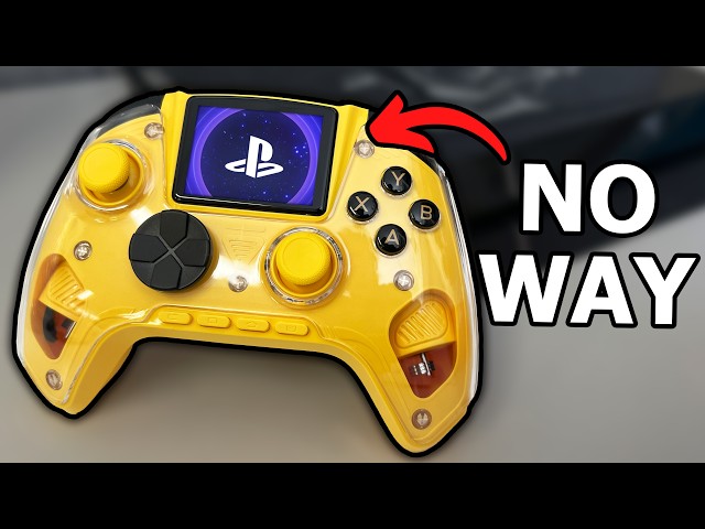 I bought PS5 Controllers with SCREENS... THEY WORK 😮