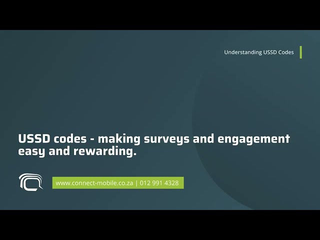 Understanding USSD codes - Connect Mobile