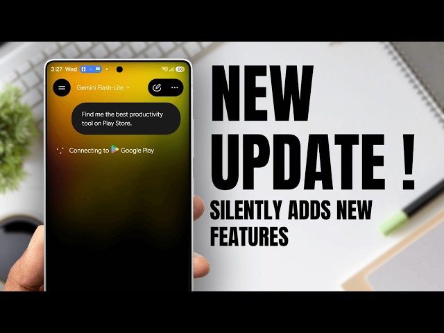 New Update Silently Adds New Useful Features on Googl's Gemini App ♊️ 👌 