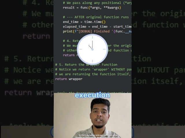 What are Python Decorators? #pythondecorator #python #thedatahouse_official