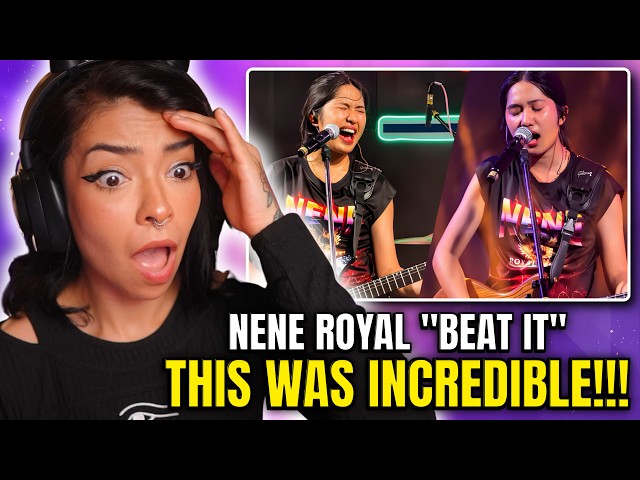 SINGER REACTS to Nene Royal - Beat It (Michael Jackson Cover) LIVE REACTION
