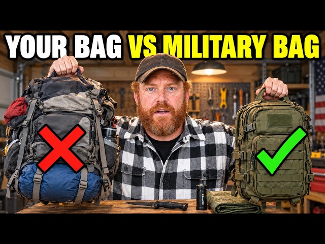 The 12-Item Bug Out Bag the Military ACTUALLY Uses (Most Preppers Get This Wrong)