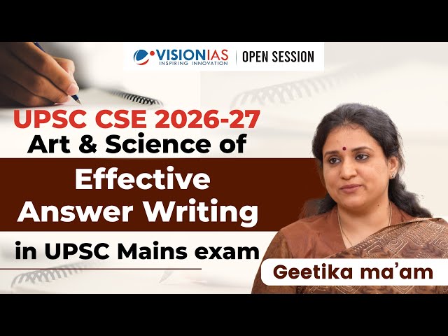 UPSC CSE 2026-27 I Art & Science of Effective Answer Writing in UPSC Mains exam