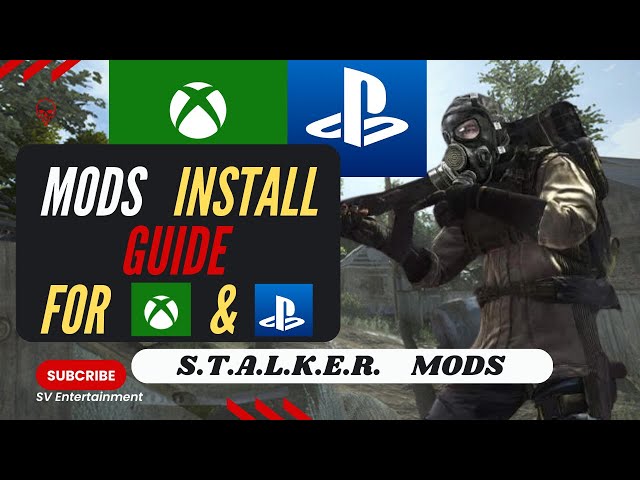 How to install Mods on Console for Stalker games XBOX & PS4/PS5 Legends of the Zone Trilogy