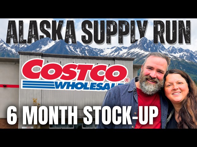 El largo invierno de Alaska acaba con nuestra despensa fuera de la red | ENORME reabastecimiento ...