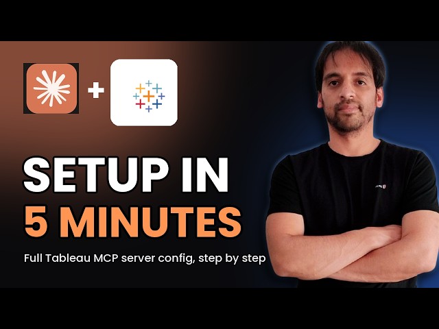 Connect Claude to Tableau in 5 Minutes (Full Config Walkthrough)
