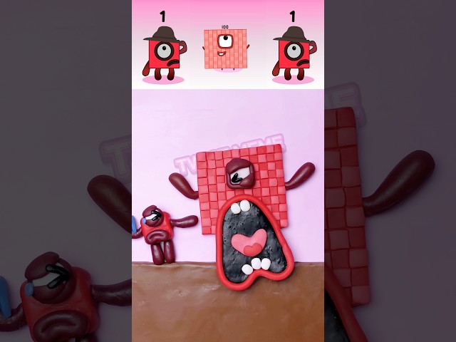 Sprunki NumberBlocks 100 x Slick (from Oddbods) - The Mother Saves Her Child