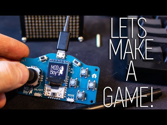 DIY Arduino Game System and Controller! The MOD_Boy