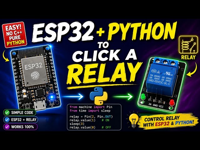  Project 1.1: Automate Relays with Python & ESP32, 