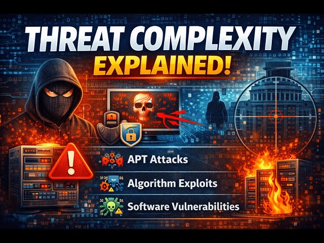 Threat Complexity Explained | Advanced Persistent Threats, Algorithm Attacks & Cybersecurity Risks