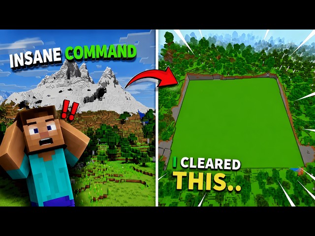This Minecraft Command Clears EVERYTHING! 🤯