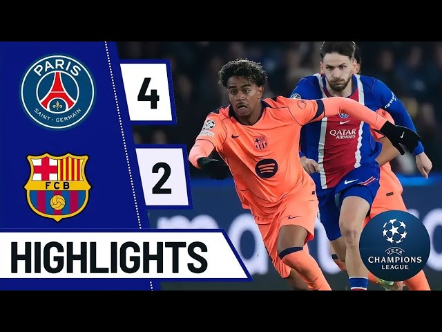 Barcelona Vs PSG Extended Highlights | UEFA Champions League 2026
