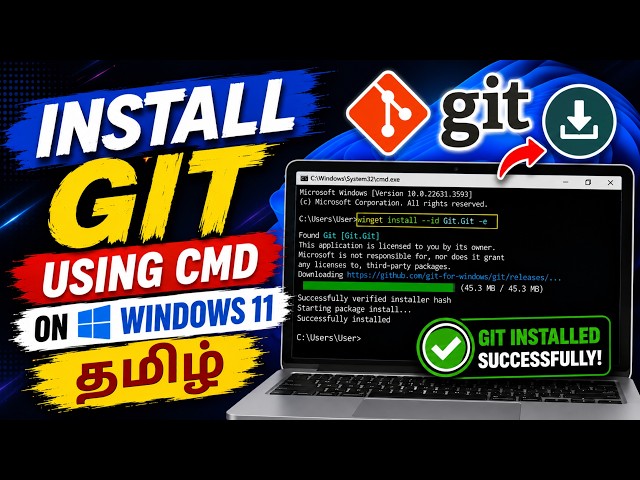 How to Install Git using CMD on Windows 11? | Aranga OG
