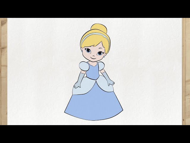 COMO DESENHAR A CINDERELA 👠 | Princesa Disney | Tutorial de Desenho | Primo Desenhos