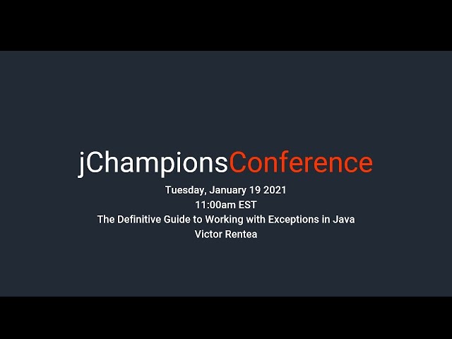Victor Rentea - The Definitive Guide to Working with Exceptions in Java