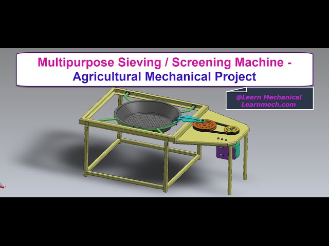 Multipurpose sieving Machine - Agricultural Mechanical Projects