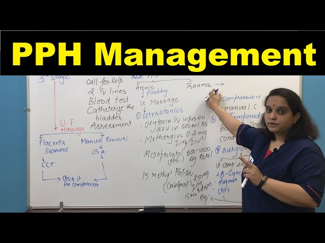 PPH Management | Postpartum Hemorrhage Management | Nursing Lecture