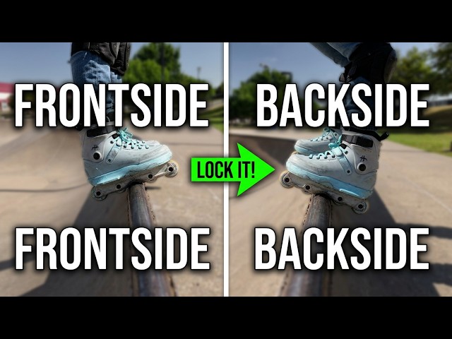 Agressive inline skating- Stalling at a ramp. Learning frontside and backside stall