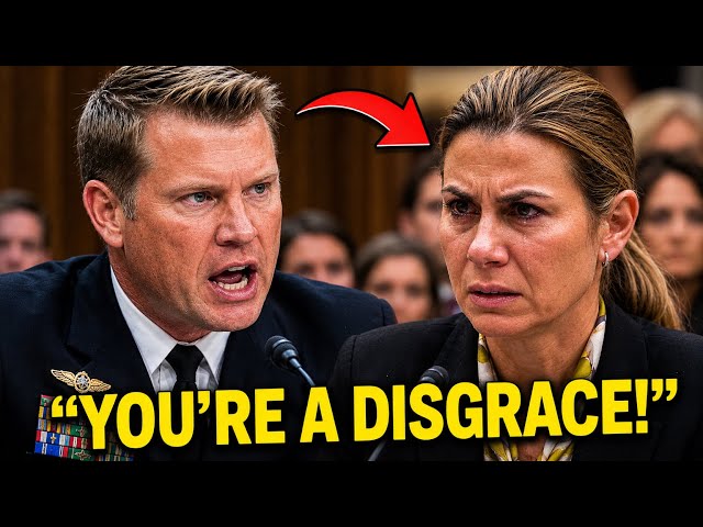 Elise Slotkin HIDES HER FACE In Shame After MAGA Navy Seal CALLS OUT Her Hypocrisy In Congress