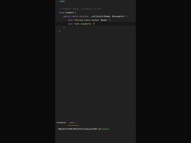 Why use __callstatic in php? #php #magic methods unleashing the power of __callstatic