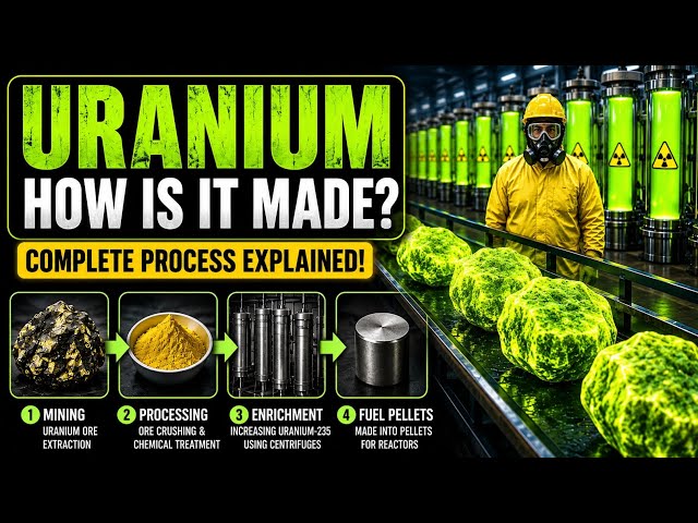 How Uranium Fuel Is Made | The Secret Process Behind Nuclear Power #Uranium #NuclearEnergy