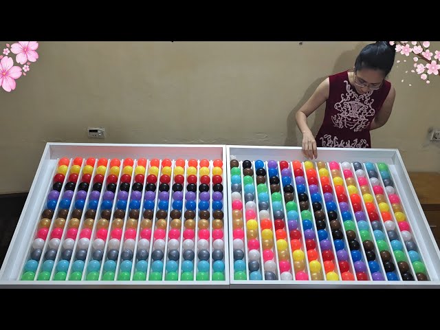 Satisfying ASMR 🎧 | Relaxing Puzzle Game 🧠 | Color Ball Sorting Fun 🌈