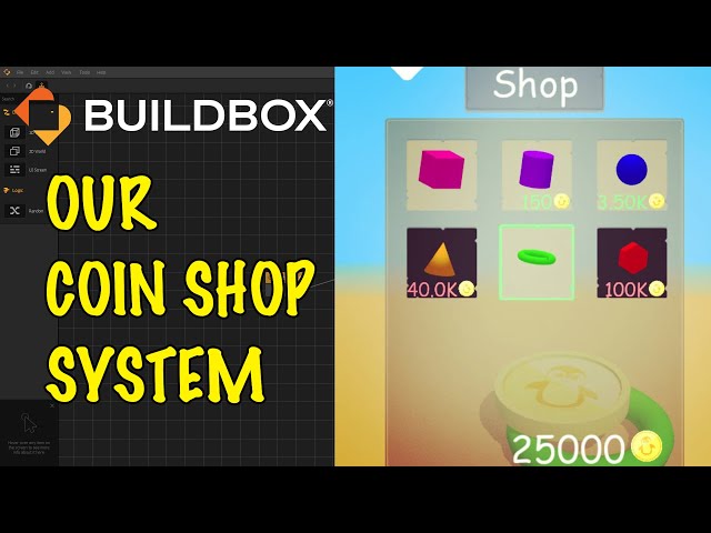 Our Coin Shop System for Buildbox 3 Free/Pro - NoCode Character Shop and More