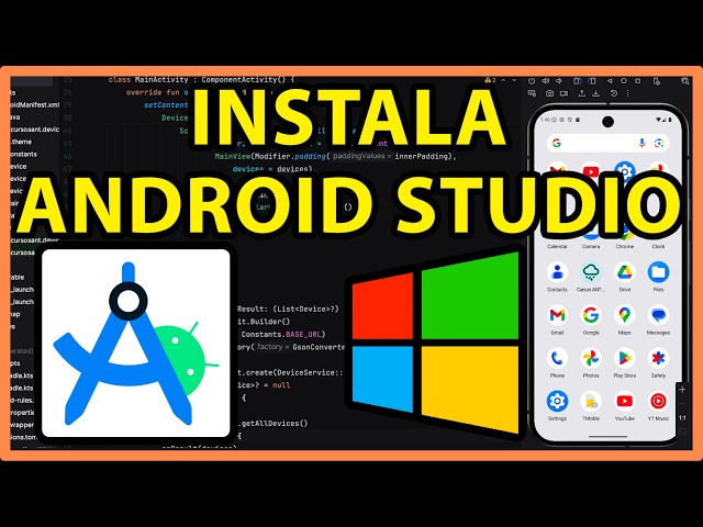 Installing Android Studio on Windows 10/11 Tutorial 2025
