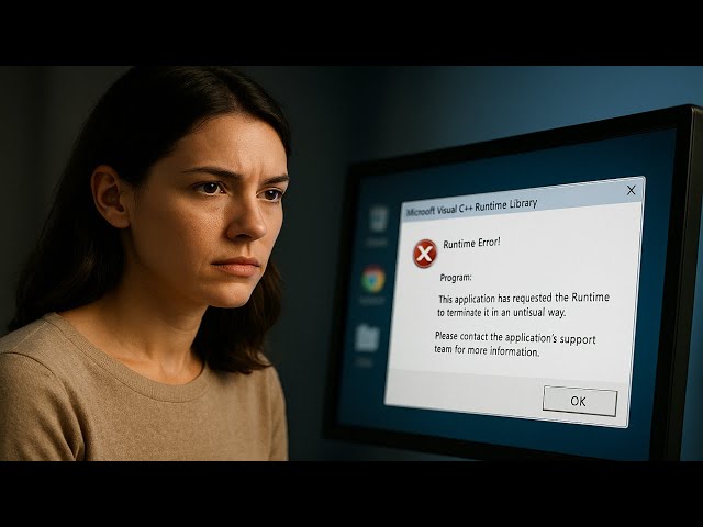 How to fix the Microsoft Visual C++ Runtime error in Windows 10 and 11