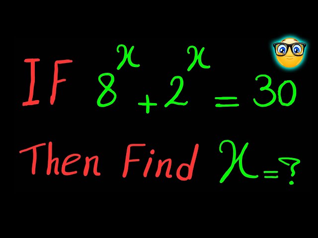   Exponential Math Challenge | IMO tricks