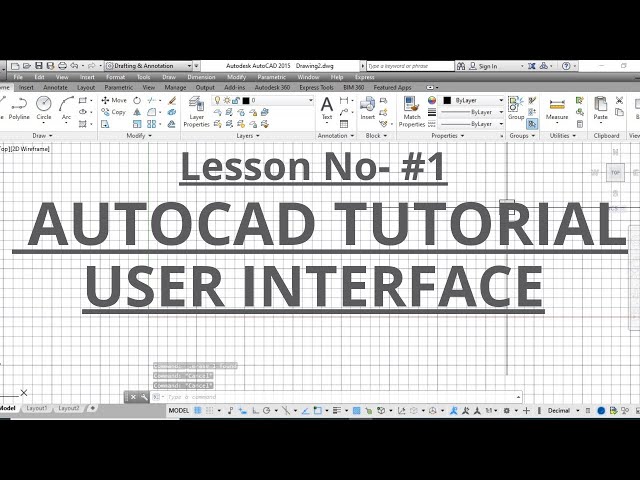 #1 AutoCAD 2D Basic Introduction Customize User Interface in Hindi (Gaurav)