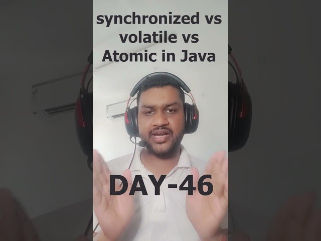 Difference between synchronized, volatile and atomic in Java? #javaprogramming #java #shorts