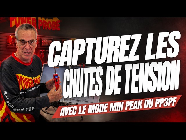 Une anomalie de tension cachée ? Le mode Min Peak peut la capturer