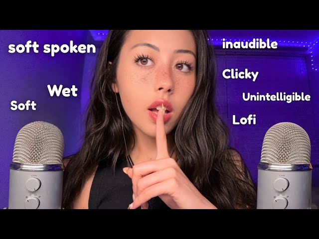 💤 14 Different ASMR Whisper Styles | Clicky, Wet, Inaudible, Soft Spoken + more 💤