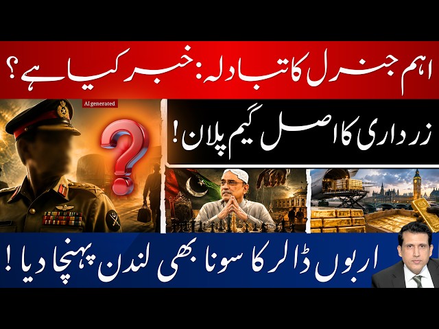 Top General Transferred! | Zardari’s Next Move? | Why Billions in Gold Sent to London? | Ather Kazmi
