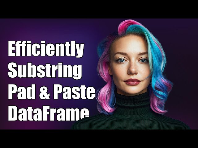 Efficiently Substring, Pad, and Paste DataFrame Columns in Python Without Loops