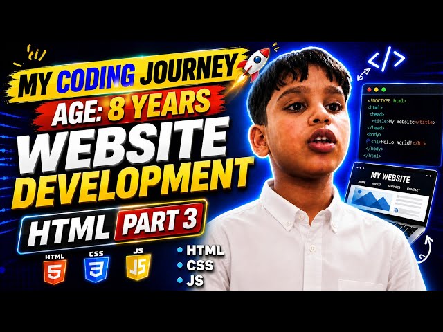 HTML Part 3 Responsive Website Kaise Banaye | HTML CSS Responsive Website Tutorial in Hindi