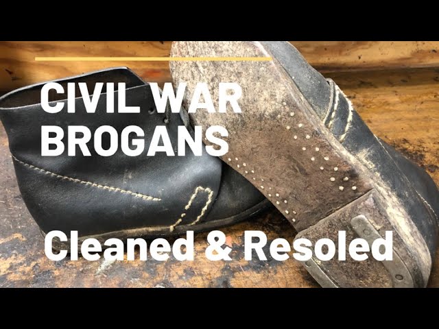 Civil War Brogans Restoration