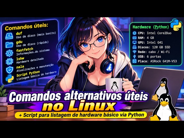Comandos alternativos úteis aos já presentes no sistema