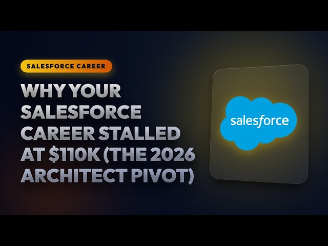 Why Your Salesforce Career Stalled at $110k (The 2026 Architect Pivot)