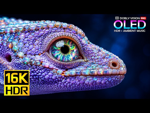 Ultra Vivid Colors 16K HDR 240fps Dolby Vision | OLED Showcase for 4K & 8K Ultra HD TV