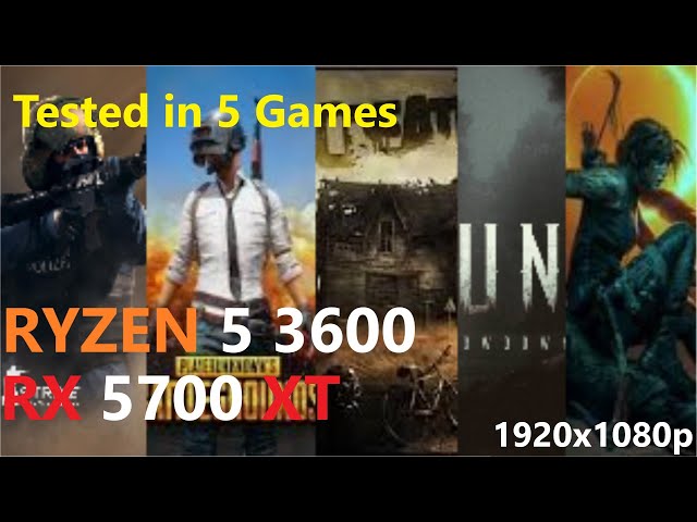 RX 5700 XT + R5 3600 OC @4,4 Test in 5 Games 2560x1080p