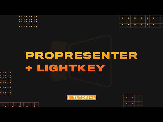 ProPresenter + Lightkey (Controlling Lighting Software with ProPresenter 7)