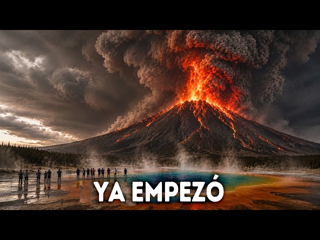 Yellowstone acaba de hacer erupción... y quedó grabado