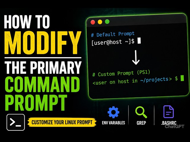 (8/20) - How to Modify the Primary Command Prompt (PS1) in Linux