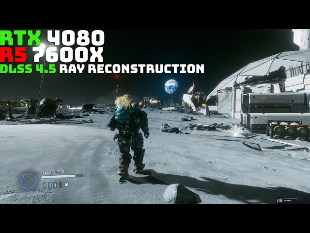 RTX 4080 + Ryzen 5 7600X | PRAGMATA DLSS 4.5 Ray Reconstruction | 4K DLDSR
