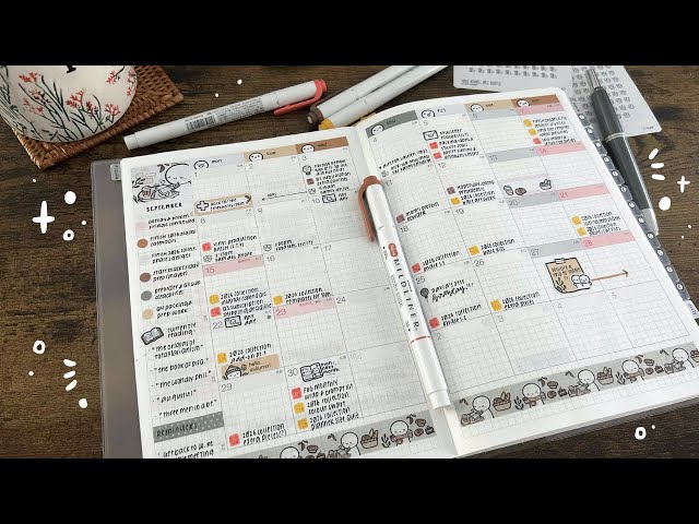 Monthly Plan With Me: September 2025 | Hobonichi Cousin